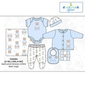 9 Pc Blue Bear Baby Set