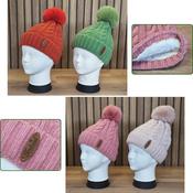 Knitted Ladies Cable Stitch Hat image