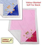Bear Velour Twin Layer Blanket image