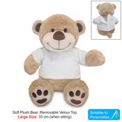 Medium Bear With White T-Shirt image