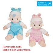 Baby Plush Velour Toy. *Ideal To Personalise* image