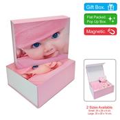 Pink Baby Face Keepsake/Memory Box