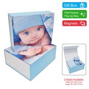 Blue Baby Face Keepsake/Memory Box