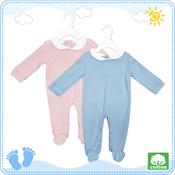 Peter Pan Collar Babygrow. Made in 100% Cotton. image