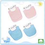 2 Pack Twin Layer Bib. Made in 100% Cotton. image