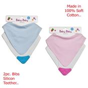 2pc Bandana Bibs (Plain) image
