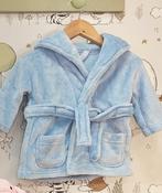 Soft Blue Microfibre Baby Robe with ears image