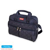 Baby Sky Navy Denim Pram Bag image