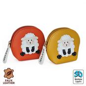Faux Leather Purse(Rounded)