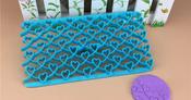 POTTERY TOOL PRINTING STAMP - HEARTS image