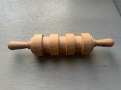 Textured rolling pin, 4 flat image