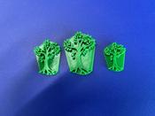 Set of three Tree Clay Stamps