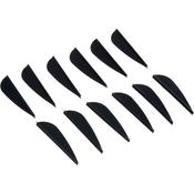 12 Club Archery Fletchings - Black