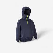 100 Kids' Windproof Dinghy Sailing Smock - Dark Blue/Blue