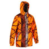 100 Warm Waterproof Jacket - Fluo Camo image