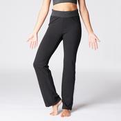 Women's Yoga Cotton Bottoms - Black/Grey image