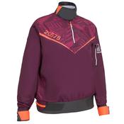 Women's Sailing Windproof Smock Dinghy 500 - Purple image