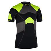 R500 Rugby Shoulder Pads - Black/Yellow