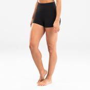 Women's High-Waist Modern Dance Shorts - Black image