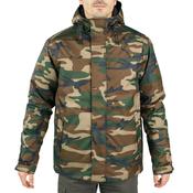 HUNTING WARM WATERPROOF JACKET CAMOUFLAGE WOODLAND GREEN 100 image