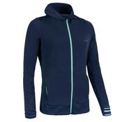Warm Women's Athletics Jacket - Navy Blue / Light Blue image