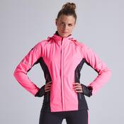 Pink running jacket womens best sale
