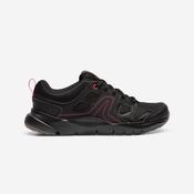 Women's Active Walking Shoes HW 100 - black/pink image