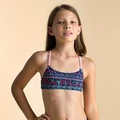 Girls’ 2-Piece Swimming Swimsuit Top Lila Blue image