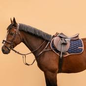 5-Point Hunting Martingale for Horse &amp; Pony - Dark Brown