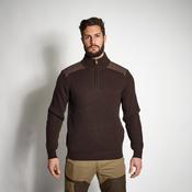 KNIT PULLOVER 500 BROWN