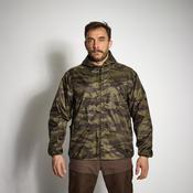 WATERPROOF JACKET 100 LIGHTWEIGHT CAMO GREEN image