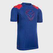 Kids' Rugby Shoulder Pads R500 - Blue/Red