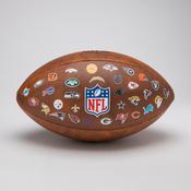 Adult American Football Super Bowl NFL 32 Teams Official - Brown