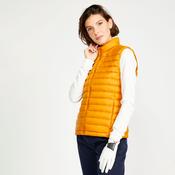 Golf Women's Sleeveless Down Jacket - MW500 Ochre image