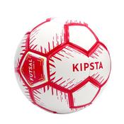 Size 4 Futsal Ball (63 cm Perimeter) - Red/White image