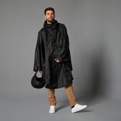 100 City Cycling Rain Poncho - Black