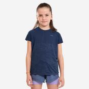  KIPRUN CARE Girls' Seamless Running T-shirt - Navy image