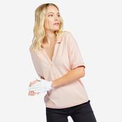 Women's golf short-sleeved polo shirt - MW520 pale pink image