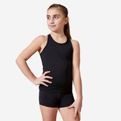 Girls' Muscle Back Gym Tank Top My Top - Black image