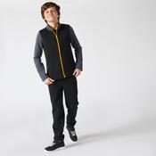 Kids' Warm Zip-Up Tracksuit Warmy - Black