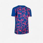 Kids' Football Short-Sleeved Shirt Viralto - Aqua Blue/Pink image