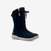 Women's warm waterproof snow boots - SH500 high - lace-up  image