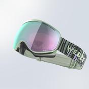KIDS’ AND ADULT SKIING AND SNOWBOARDING GOGGLES GOOD WEATHER - G 900 S3 - ZEBRA image