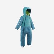 WARM AND WATERPROOF BABY SKI SUIT 900 WARM PNF LUGIKLIP - TURQUOISE image