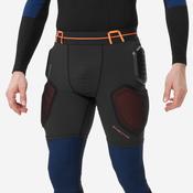 Men's skiing and snowboarding protection shorts - DSH 500 - Black