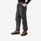 CHILDREN'S WARM WATER-REPELLENT HIKING TROUSERS - SH100 - AGE 7-15  image