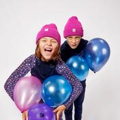 KIDS SKI HAT - FISHERMAN - PURPLE FUCHSIA image