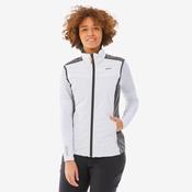 Women’s Sleeveless Jacket - 500 - White/Grey image