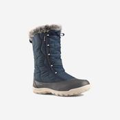 Women's Warm Waterproof Snow Lace-Up Boots - SH500 X-WARM image