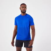 Men's KIPRUN Run 500 Comfort Seamless Running T-Shirt - Indigo Blue image